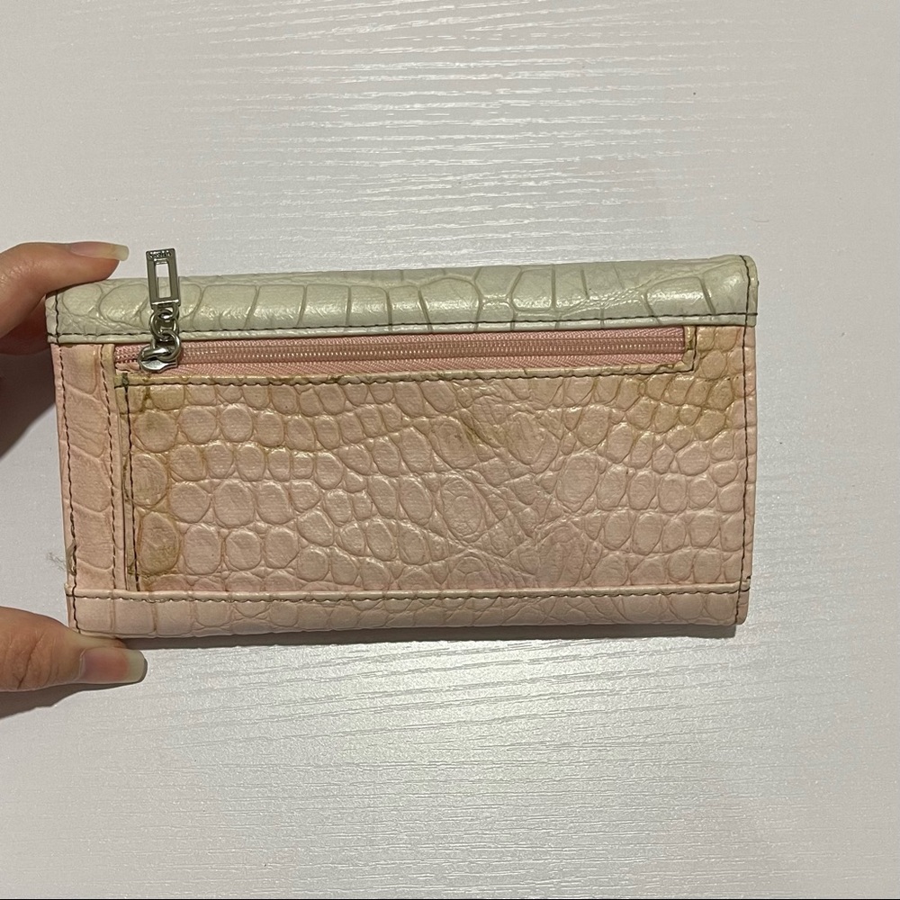 Guess Tri Color Matte Alligator Wallet - image 3
